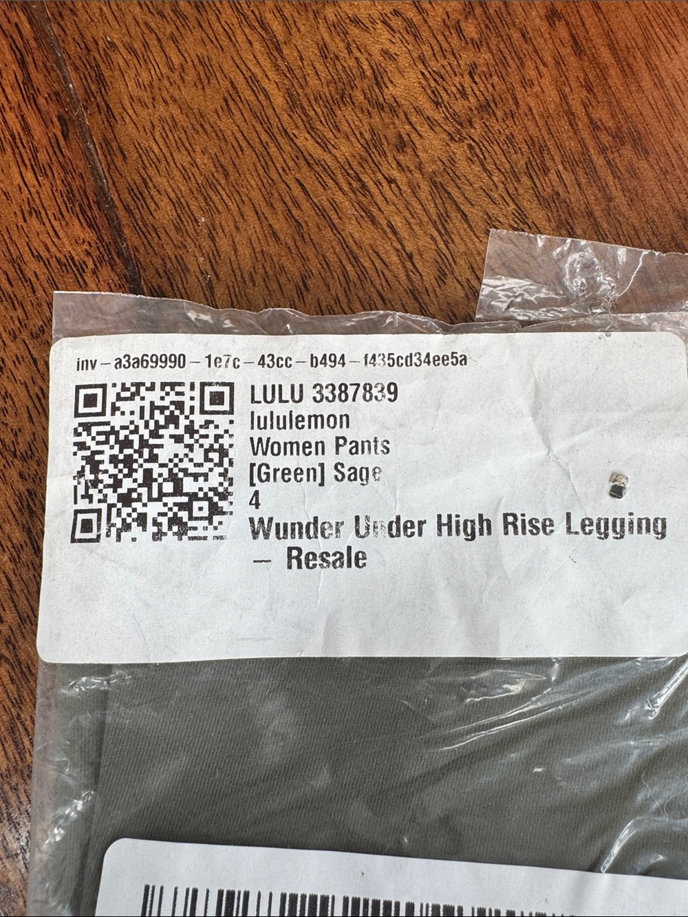 lululemon Wunder Under High Rise Legging in Sage Green